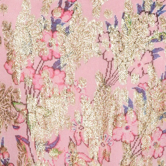 HEMANT & NANDITA
Nila Metallic Chiffon Mini Dress - Picture 4 of 9